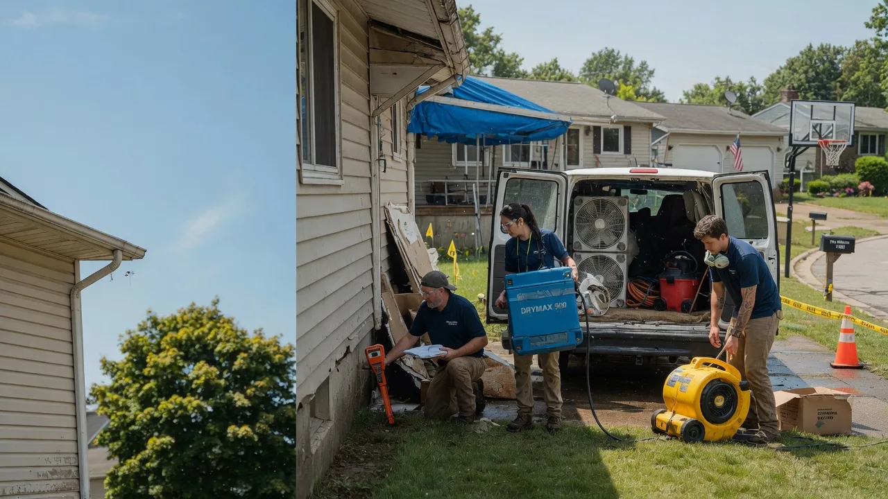 Ceiling Leak Cleanup in Stroh, IN near me